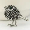 Vintage Bird Brooches Lovely Little Birds Dress Collar Suit Sweater Banquet Decoration Women Brooch Hijab Pins Jewelry