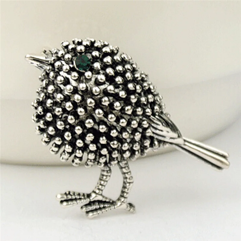 Vintage Bird Brooches Lovely Little Birds Dress Collar Suit Sweater Banquet Decoration Women Brooch Hijab Pins Jewelry