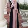 Ramadan Eid Muslim Abaya Dubai Luxury Splicing Fake Two Pieces Abayas For Women Kaftan Modest Dress Islam Caftan Marocain Femme