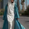 Ramadan Muslim Women Abaya Long Dress Eid Open Lace Up Morocco Kaftan Vestidos Cardigan Robe Dubai Arab Abayas Islam Jalabiya