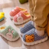 Childrens Cotton Slippers Boy Girl Indoor Anti Slip Warm Home Cotton Slipper Winter Girl Cute Cartoon Kids Slipper Uggs Slippers