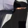 Wholesale Solid Color Muslim Face Cover Hijab Hat Pull On Islamic Scarf Tie Back Headcover Soft Niqab Women Headwrap Mask Turban