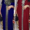 Turkey Abaya Muslim Dress Women Moroccan Kaftan Bangladesh Evening Dresses Pakistan Kaftan Abaya Islamic Clothing Hijab Vestidos