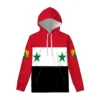 Syrian Zipper Hoodie Custom Name Number Photo Syr Sweatshirt Nation Flag Islam Sy Arabic Arab Country College Casual Clothes