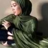 Eid Organza 70*175 cm Maxi Satin Khimar Abaya Dubai Arabic Islam Muslim Scarf Women Shimmer Hijab Turban Hijabs Musulmans Femme