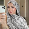 Print Hijab Muslim Scarf for Women Shawls Headscarf Wrap Islam Morocco Scarves Turban Dubai Headband Saudi Arabic Headdress