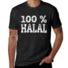 Funny 100% Halal Shirt Fasting Ramadan Muslim Tee Gift T-Shirt quick drying plus sizes t shirt for men