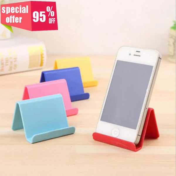 Candy Color Phone Holder Bracket Universal Mini Smart Phone Table Desk Mount Stand for Cell Mobile Phone Tablets Lazy Bracket