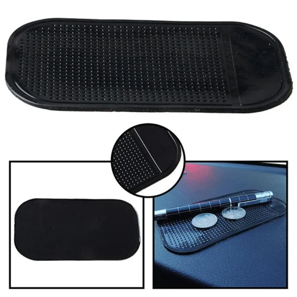 1Pcs 13x7cm Car Dashboard Silicone Anti-Slip Pad Phone Storage Holder Car Interior Storage Non-Slip Sticky pad Phone Mount
