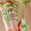 Surprise Your Kids on Eid Al-Fitr with 5PCS BISMILLAH Laser Engraving Pencils as Perfect Islamic Gifts and Holiday Decorations
