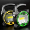 Battery Powered Portable COB LED Work Light Handheld Lantern Flashlight Outdoor Tent Camping Lights with Handle -Without Battery