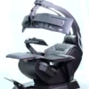 Gaming Leather Recliner Cockpit Chair with Massage & Multi-Monitor Support