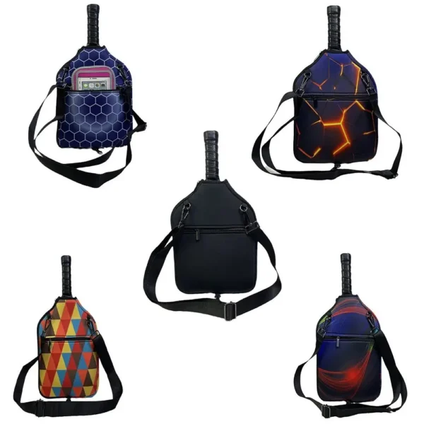 Neoprene Pickleball Racket Sleeve Zipper Holder Zipper Design Pickleball Paddle Covers Waterproof Dust Cover Pick Case Protector