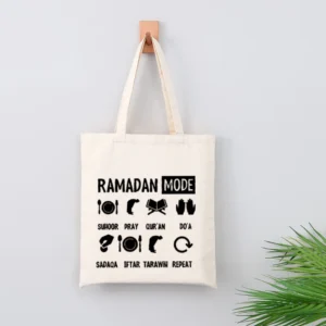 2025 Ramadan Mode Canvas Bag Tote Bag Home Kaaba Islamic Tote Bag Umrah Hajj Islamic Gift Muslim Gifts Eid Ramadan Mubarak Decor