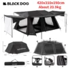 Naturehike BLACKDOG One-touch Cabin Tent 5-8 Person Camping Travel Black Coated 150D Sunscreen Waterproof Automatic House Tent