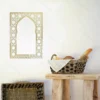 1PC Captivating Islamic Wall Art: A Metal Home Decor Masterpiece, the Arabic Design Panel of Which Oozes Fascinating Elegance