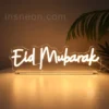 Eid Mubarak Neon Sign Festival Neon Signs Led Light Home Bedroom Wall Decor Festival Party Decor Crescent Islamic Gifts Neon Art
