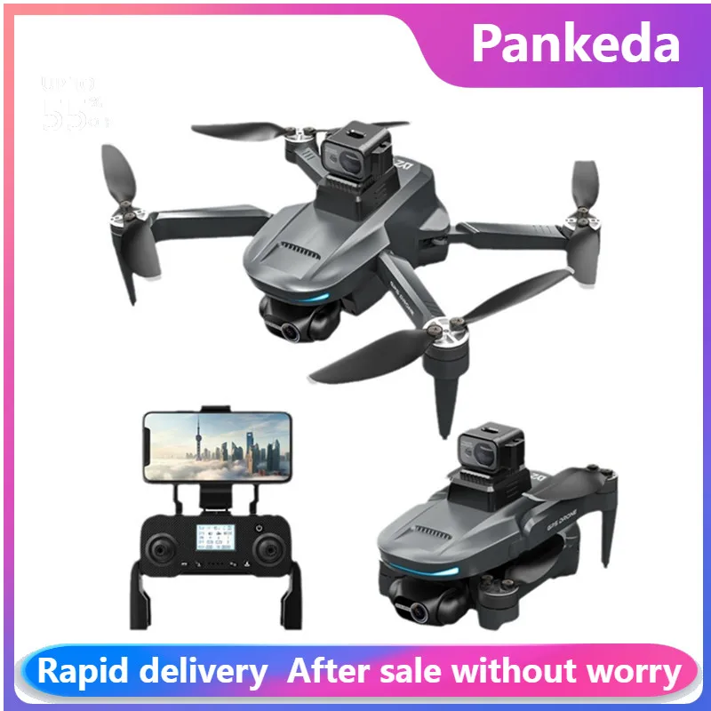 NEW L200 PRO MAX 2-Axis Gimbal 360° Drone 4K Professional Obstacle Avoidance Brushless Motor GPS Quadcopter FPV RC Drones Toy