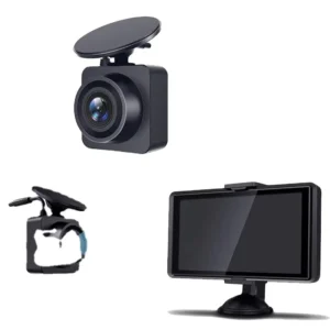 Automotive Dashcam,High-Quality,5-Inch Screen,Vehicle DVR,Dual-Lens Design,For Vehicle Safety.