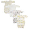 Newborn Baby Girls 4 Piece Gown Set Nc_0809